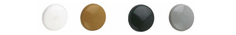Caps for metal frame fixings